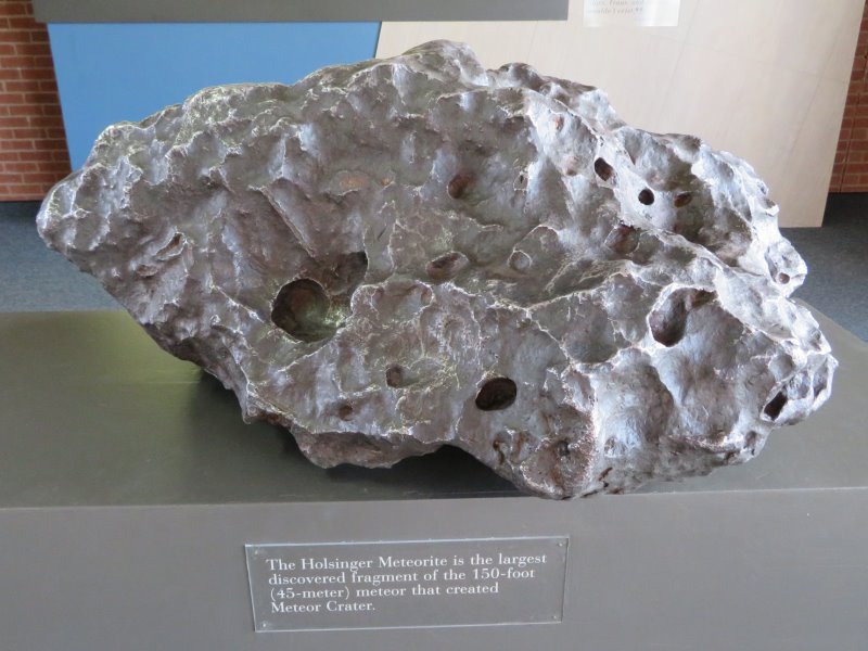 A small part of the actual meteor